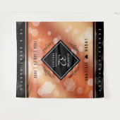 Elegante 32e bronzen huwelijksjubileum wandkleed (Voorkant (horizontaal))