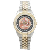 Elegante 32e bronzen huwelijksverjaardag horloge (Voorkant)