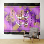 Elegante 33e Amethist Bruiloft Jubileum Wandkleed (In Situ (horizontaal))