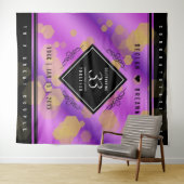 Elegante 33e Amethist Bruiloft Jubileum Wandkleed (In Situ (horizontaal))