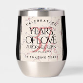 Elegante 37e albasten huwelijksverjaardag (Voorkant)