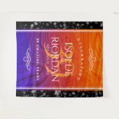 Elegante 39e jubileumviering agaten huwelijk wandkleed (Voorkant (horizontaal))