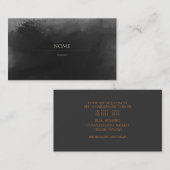 Elegante 3 Gray Visitekaartje (Voorkant / Achterkant)