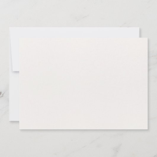 Elegante 3D blauwe bloemen op zachte achtergrond,  Bedankkaart (Achterkant)