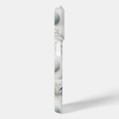 Elegante 3D-bloem-marmeren telefoonhoes - Witte re Case-Mate iPhone Case (Achterkant / Rechts)