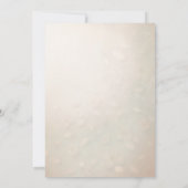 Elegante 3d bloemenbruiloft kaart (Achterkant)