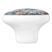 Elegante 3D Ring Van Schelpen Kust Keramische Knop (Zijkant)