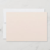 Elegante 3D roze bloemen op zachte achtergrond Bedankkaart (Achterkant)