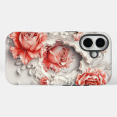 Elegante 3D-Rozen, bijen en botanische schoonheid Case-Mate iPhone Case (Achterkant (horizontaal))