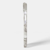 Elegante 3D witte bloem telefoonhoesje Case-Mate iPhone Case (Achterkant / Links)