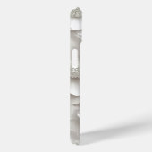 Elegante 3D Witte Bloemen Telefoonhoes Case-Mate iPhone Case (Achterkant / Rechts)