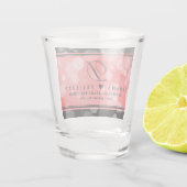 Elegante 40e 80e Ruby Huwelijksverjaardag Shot Glas (Achterkant)