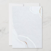 Elegante 40e trouwjubileum Robijn Chic Lijst Kaart (Achterkant)