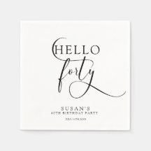 Elegante 40e veertigste verjaardag