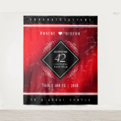 Elegante 42e bruiloftsherdenking met jaspis wandkleed (Voorkant)