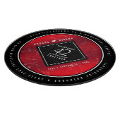 Elegante 42e trouwdag jaspis snijplank (Hoek)