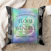 Elegante 43e Opal Huwelijksjubileum Viering Kussen (Deken)
