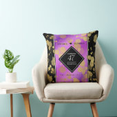 Elegante 47e Amethist Bruiloft Jubileum Kussen (Stoel)