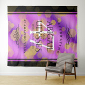 Elegante 47e Amethist Bruiloft Jubileum Wandkleed (In Situ (horizontaal))