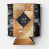 Elegante 49e koperen huwelijksjubileum blikjeskoeler (Voorkant)