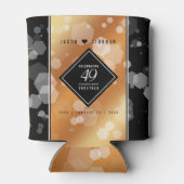 Elegante 49e koperen huwelijksjubileum blikjeskoeler (Achterkant)