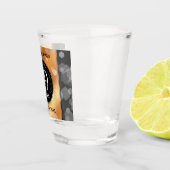 Elegante 49e koperen huwelijksjubileum shot glas (Rechts)