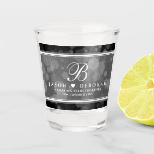 Elegante 4de Linnen Huwelijksverjaardag Shot Glas