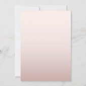 Elegante 50 & Fabulous Glitter Roos Gouden Verjaar Kaart (Achterkant)