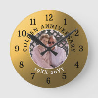 Elegante 50e Golden Wedding Jubileum Foto