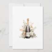 Elegante 50e Jubileum Party Champagne Balloons Kaart (Achterkant)