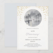 Elegante 50e trouwdagjubileum kaart (Voorkant / Achterkant)