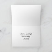 Elegante 51ste verjaardag: Faux hout, Faux Gold lo Kaart (Binnen)