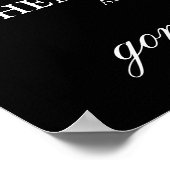 Elegante 5 foto ter liefdevolle herinnering poster (Hoek)