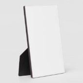 Elegante 5 "x7" Easel Plaque voor thuis of Kantoor Fotoplaat (Zijkant)