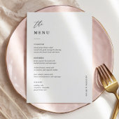 Elegante 5x7" bruiloft tafel menu kaarten plat men