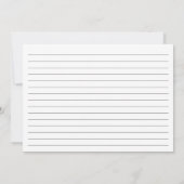 Elegante 5x7 Eucalyptus Recept Kaart (Achterkant)