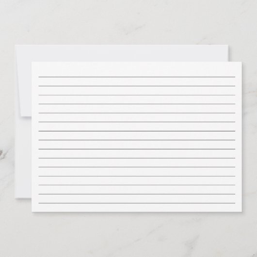 Elegante 5x7 Eucalyptus Recept Kaart (Achterkant)