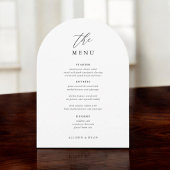 Elegante 5x7" Huwelijk Tafel Menu Kaarten Plat Men
