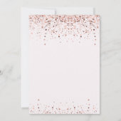 Elegante 60e bloemenverjaardag uitnodiging (Achterkant)