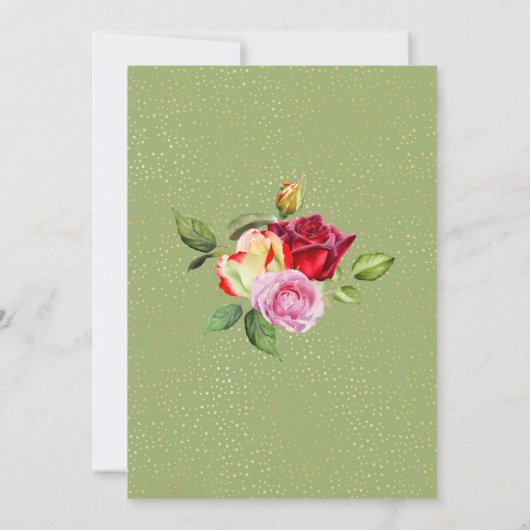 Elegante 60e verjaardagsviering waterverf glitters kaart (Achterkant)