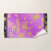 Elegante 6e Amethist Huwelijksverjaardag Bad Handdoek (Handdoek)