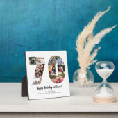 Elegante 70 Nummer Fotocollage Aangepaste Wenskaar Fotoplaat (Insitu)