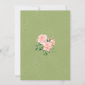 Elegante 70ste verjaardagsviering waterverf glitte kaart (Achterkant)