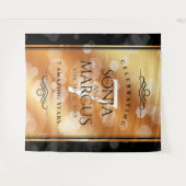 Elegante 7e koperen huwelijksjubileumviering wandkleed (Voorkant (horizontaal))