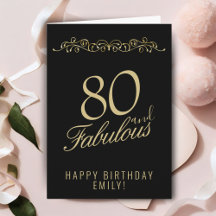 Elegante 80 en Fabulous Ornament 80ste Verjaardag