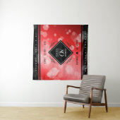 Elegante 80ste bruiloft jubileumviering met robijn wandkleed (In Situ (horizontaal))