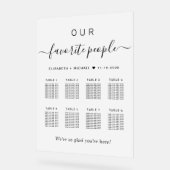 Elegante 8 Tafel Trouwstoel Frosted Acryl Bord (Hoek)