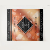 Elegante 8e bronzen huwelijksjubileum wandkleed (Voorkant (horizontaal))