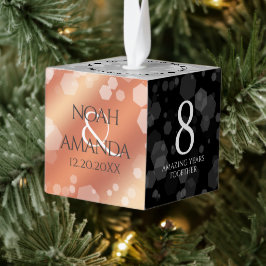 Elegante 8e bronzen huwelijksjubileumviering decoratie