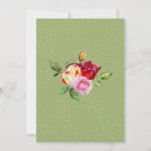 Elegante 90e verjaardagsviering waterverf glitters kaart (Achterkant)